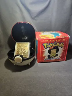 1999 Pokemon Charizard #6 23k Gold Plated Burger King Promo - Image 3