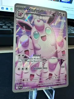 Wigglytuff 105/094 Pokemon TCG Phantasmal Flames Illustration Rare English - Image 3