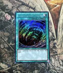 Mystical Space Typhoon LCJW-EN285 Secret Rare 1st Edition Near Mint Yugioh - Image 1