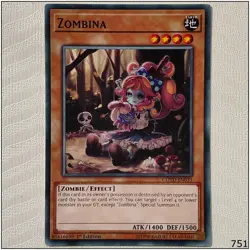 Zombina - COTD-EN033 - Common 1st Edition Yugioh - Image 1