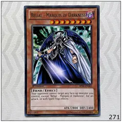 Belial - Marquis of Darkness - BP02-EN061 - Rare 1st Edition Yugioh - Image 1