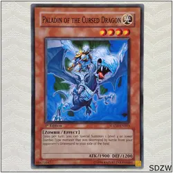 Paladin of the Cursed Dragon - SDZW-EN003 - Common 1st Edition Yugioh - Image 1