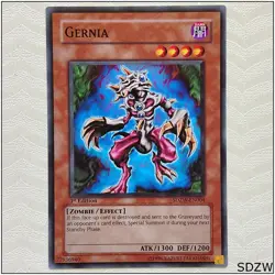 Gernia - SDZW-EN004 - Common 1st Edition Yugioh - Image 1