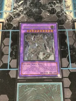Yugioh TCG Ultimate Ancient Gear Golem LODT-EN043 Unl Ultimate Rare LP Original - Image 1