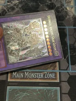 Yugioh TCG Ultimate Ancient Gear Golem LODT-EN043 Unl Ultimate Rare LP Original - Image 4