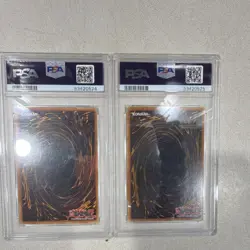 Konami Yu-Gi-Oh! Red-Eyes B. Dragon & Red-Eyes Black Metal Dragon PSA Lot - Image 2