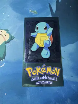Squirtle 2 of 5 Topps 1999 Chrome Oversized Box Topper Series 1 Pokemon Card - Image 1