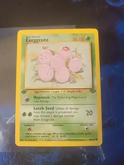 Pokemon Cards: 1st Edition Jungle Common: Exeggcute 52/64 NM - Image 1