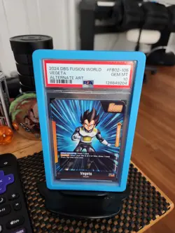 2024 DRAGON BALL SUPER CARD GAME FUSION WORLD BLAZING AURA VEGETA PSA 10 - Image 2