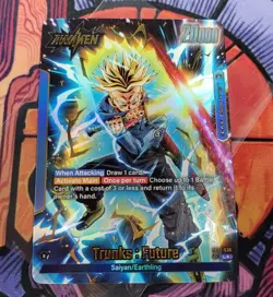 Trunks Future Leader Alt Art Secret Rare FB01-036 Dragon Ball Fusion World Card - Image 1