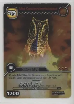 2008 Dinosaur King Trading Card Game Series 2: Colossal Team Battle #DKTB-003 - Image 1