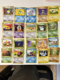 Vintage Pokemon Lot 67 Cards Fossil Jungle Gym Heroes Team Rocket Base Set Neo - Image 1