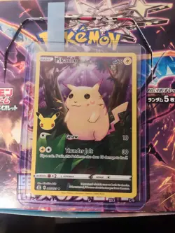 Pikachu 5/25 Full Art Pokemon Celebrations 25th Anniversary English Card - Image 3