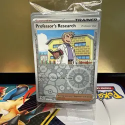 Pokemon Professor’s Research (Oak) Trainer Sealed Professor Program Card 122/131 - Image 1