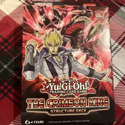 Yu-Gi-Oh Cards - Structure Deck - THE CRIMSON KING - New Factory Sealed +Bonus - Image 1