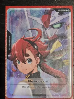 Gundam Card Resource Suletta Mercury Aerial RP-009 P Promo ENGLISH - Image 1