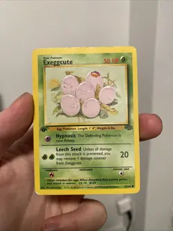 Exeggcute 52/64 1st Edition - LP - Pokemon Card - Jungle - Image 1