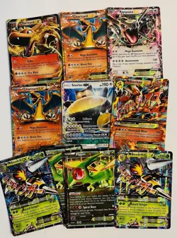 Pokemon JUMBO XL CARD Lot Of 10 Charizard Blaziken Rayquaza Beedril Snorlax - Image 1