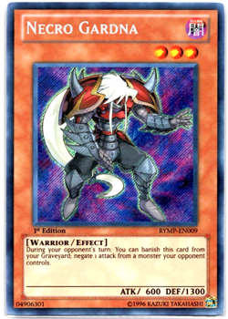 Necro Gardna - RYMP-EN009 - Secret Rare - 1st Edition - Yugioh TCG Card - Image 1