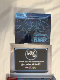 Pokemon TCG Phantasmal Flames ETB & Mega Kangaskhan ex Box Pokemon Cards SEALED - Image 4
