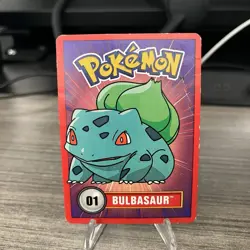 Bulbasaur 01 1998 Official Nintendo Pokemon Promo Card Vintage HP/DM - Image 1