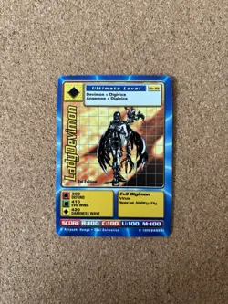 LadyDevimon Bo-22 First Edition Digimon Trading Card, Rare Bandai - Image 1