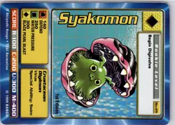 Syakomon Bo-29 1st Edition Digimon Trading Card Rare Bandai TCG - Image 5