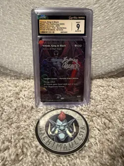 CGC 9 - Venom King In Black Foil Signed Ryan Stegman 0022 MTG Auto 9 - Image 1