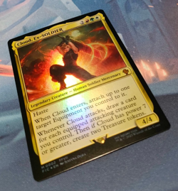 Cloud, Ex-SOLDIER FOIL - Final Fantasy Commander - Mythic - NM (see pics) MTG - Image 3
