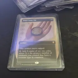 White Lotus Tile (Borderless) Avatar: The Last Airbender Regular Magic MTG - Image 1