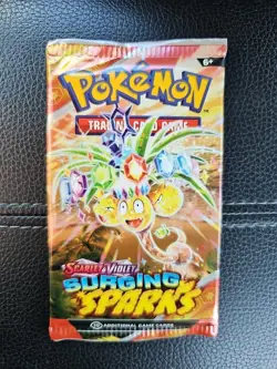 Pokemon Surging Sparks Booster Pack Sealed - Random Art - Image 1