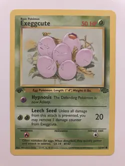 Exeggcute #52/64 *1st edition* Jungle Set Common Pokemon TCG - Image 1