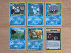 Pokemon Karten Sammlung ~ Vintage 1. Edition Team Rocket + Dschungel + Fossil - Image 2