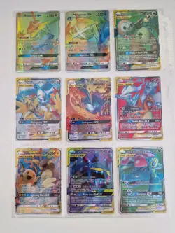 Pokemon GX Tag Team Holo Bundle- Charizard & Rayquaza GX (PRXY Fan Display) - Image 1
