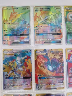 Pokemon GX Tag Team Holo Bundle- Charizard & Rayquaza GX (PRXY Fan Display) - Image 2