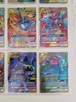 Pokemon GX Tag Team Holo Bundle- Charizard & Rayquaza GX (PRXY Fan Display) - Image 5