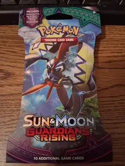 2017 Pokemon Sun & Moon GUARDIANS RISING Sleeved Booster Pack Factory Sealed - Image 1