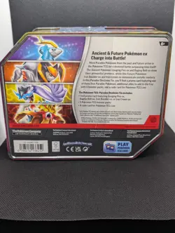 Pokemon TCG Gouging Fire EX 5 Booster Pack Tin 2024 New Sealed - Image 3