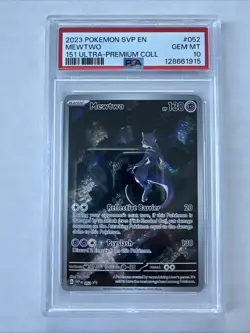 Pokemon PSA 10 Mewtwo #052 151 Ultra-Premium Collection Black Star Promo - Image 1