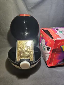 1999 Burger King Pokemon 23K Gold-Plated - Jigglypuff #39 - Red Box - Image 5