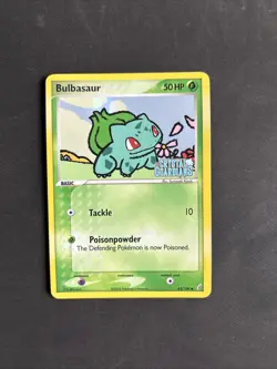Pokemon TCG Bulbasaur EX Crystal Guardians 45/100 Reverse Holo Common 2006 - LP - Image 1