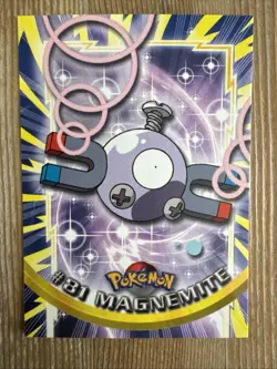 Magnemite #81 Topps Series 2 Non-Holo Blue Logo Pokemon TCG NM - Image 1