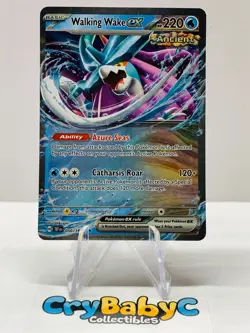 Pokemon Walking Wake ex 050/162 Temporal Forces Scarlet & Violet Double Rare - Image 1