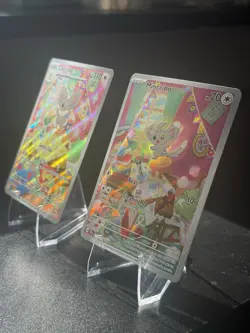 Pokemon TCG Minccino 183/162 & Cinccino 182/162 Temporal Forces IR’s Set Of 2 NM - Image 2