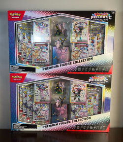 Pokemon TCG Prismatic Evolutions Premium Figure Collection | SEALED Lot Of 2 - Image 1