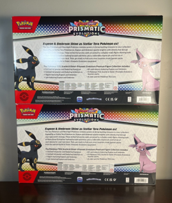 Pokemon TCG Prismatic Evolutions Premium Figure Collection | SEALED Lot Of 2 - Image 2