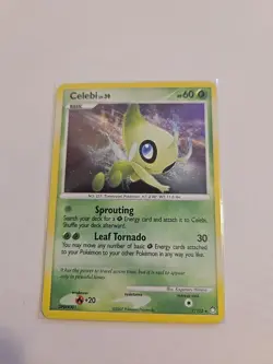 Celebi (7/123), Pokemon Diamond & Pearl Mysterious Treasures, Holo Rare NM - Image 1