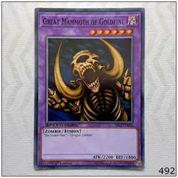 Great Mammoth of Goldfine - SBLS-EN034 - Common 1st Edition Yugioh - Image 1