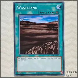 Wasteland - LOB-EN047 - Common Unlimited Yugioh - Image 1