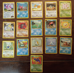 Lot of 16 Pokemon Cards ORIGINAL SETS - Image 1